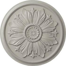 Cm23kapcf Ekena Millwork 192770114404 Kaya Ceiling Medallion 23 5/8 Inch Od X 1 1/2 P Fits Canopies Up To 5