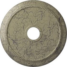Cm24crcsc Ekena Millwork 192770120504 Crendon Ceiling Medallion 24 1/8 Inch Od X 4 3/8 Id 2 1/4 P Hand-pai