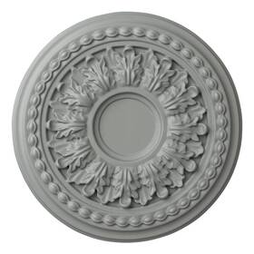 Cm11iv Ekena Millwork 196595962615 Ivy Ceiling Medallions White