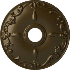 Ekena Millwork 445003516586 18 Inch X 3-1/2 Id 1-1/4 Kent Urethane Ceiling Medallion Fits Canopies Upto 5