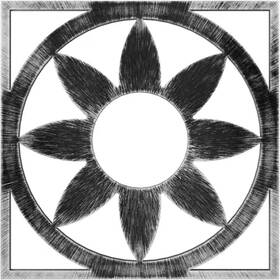 Ekena Millwork 705353545269 3/4 Inch X 26 Blume Architectural Grade Pvc Peirced Ceiling Medallio