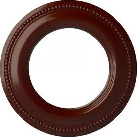 Ekena Millwork 744759157737 3/4 Inch X 13 Polyurethane Bradford Classic Ceiling Medallion Brushed Mahoga