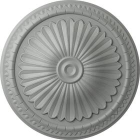 Ekena Millwork 783327953531 Alexa Ceiling Medallion 15 Inch Od X 1 3/4 P Fits Canopies Up To 3 Factory Pr