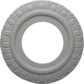 Cm09cl Ekena Millwork 816180010421 Claremont Ceiling Medallion 9 Inch Od X 4 1/2 Id P Factory Primed