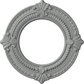 Cm11bn Ekena Millwork 816180010469 Benson Ceiling Medallion 11 1/8 Inch Od X 6 Id 5/8 P Factory Primed