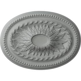 Cm18sa Ekena Millwork 816180010841 Saverne Ceiling 18 1/2 Inch W X 13 H 1 7/8 P Medallion Factory Primed