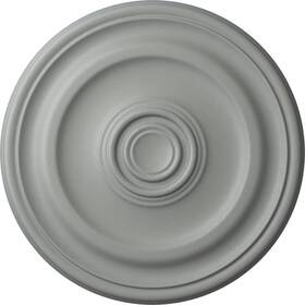 Cm15de Ekena Millwork 849014001296 Devon Ceiling Medallion 15 3/4 Inch Od X 1 1/2 P Fits Canopies Up To 3 5/