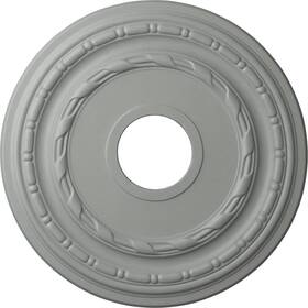 Cm15du Ekena Millwork 849014001302 Dublin Ceiling Medallion 15 3/8 Inch Od X 3 5/8 Id 1 P Factory Primed