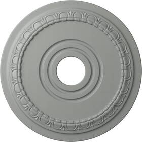 Cm17mu Ekena Millwork 849014001487 Munich Ceiling Medallion 17 1/2 Inch Od X 3 5/8 Id 1 P Factory Primed