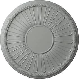 Cm22ln Ekena Millwork 849014001913 Leandros Ceiling Medallion 19 7/8 Inch Od X 1 1/4 P Fits Canopies Up To 6
