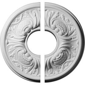 Cm11wa2-03500 Ekena Millwork 889274834852 Wakefield Ceiling Medallion 11 3/4 Inch Od X 3 1/2 Id 1 1/4 P Fa