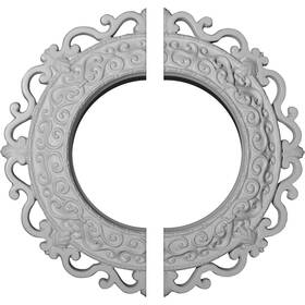Cm13or2 Ekena Millwork 889274835132 Orrington Ceiling Medallion 13 1/4 Inch Od X 6 5/8 Id 1 1/8 P Fits Can