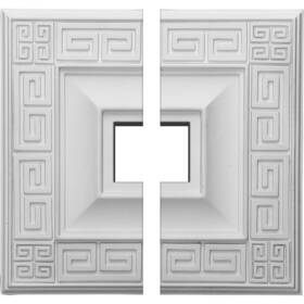 Cm18er2 Ekena Millwork 889274835774 Eris Ceiling Medallion 18 Inch W X H 3 1/2 Id 1 1/8 P Factory Primed