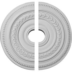 Cm18ol2-03500 Ekena Millwork 889274835859 Oldham Ceiling Medallion 18 Inch Od X 3 1/2 Id 1 1/4 P Factory