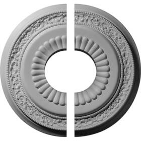 Cm20ln2 Ekena Millwork 889274836214 Lauren Ceiling Medallion 20 5/8 Inch Od X 6 1/4 Id 1 3/8 P Factory Primed