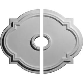 Cm21wa2-03500 Ekena Millwork 889274836306 Waltz Ceiling Medallion 21 1/4 Inch W X 17 3/8 H 3 1/2 Id 1 P