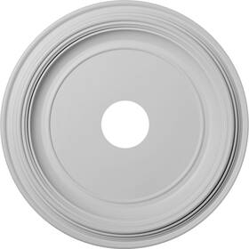 Cmp19tr Ekena Millwork 889274911775 Traditional Ceiling Medallion 19 Inch Od Unfinished