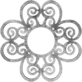 Cmpp28coasv Ekena Millwork 889274970307 Cohen Architectural Pvc Pierced Antiqued Silver Urethane Ceiling