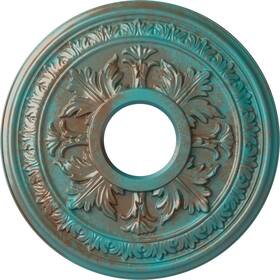 Cm15bacgs Ekena Millwork Baltimore Ceiling Medallion 15 3/8 Inch Od X 4 1/4 Id 1 1/2 P Hand-p