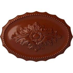 Cm16oxfif Ekena Millwork 1-1/2 Inch X 16-7/8 11-3/4 Polyurethane Oxford Ceiling Medallion