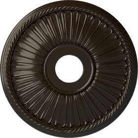 Cm20be1shf Ekena Millwork Berkshire Ceiling Medallion Fits Canopies Up To 6 3/8 Stone Hearth