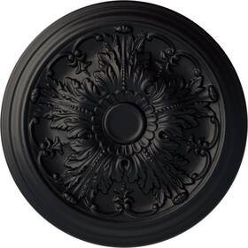 Cm20dasgs Ekena Millwork Damon Ceiling Medallion Fits Canopies Up To 3 3/8 Grey