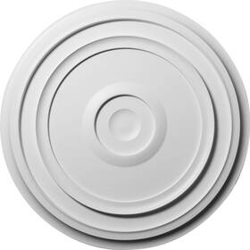 24.375 Ekena Millwork Cm24re Inch Traditional Reece Ceiling Medallion Primed Fits Canopies Up To 5.875