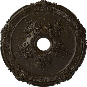 Cm26atshc Ekena Millwork Attica With Rose Ceiling Medallion Stone Hearth Crackle 26 Inch Od X 3