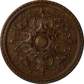 Cm32brrbc Ekena Millwork 32 Inch Bradford Ceiling Medallion Root Beer Crackle Decor
