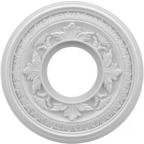 Cmp10ba Ekena Millwork Baltimore Thermoformed Pvc Ceiling Medallion Fits