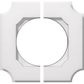 Cmp10le2-06000 Ekena Millwork Locke Architectural Grade Pvc Contemporary Two Piece Urethane