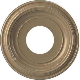 Cmp10trece Ekena Millwork 10 Inch Od X 3 1/2 Id 1 1/8 P Traditional Thermoformed Pvc Ceiling Medallion Fi