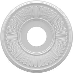 Cmp13be Ekena Millwork Berkshire Thermoformed Pvc Ceiling Medallion Fits Canopies Up To 5 3