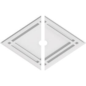 Cmp16x10dd2-01000 Ekena Millwork Diamond Architectural Grade Pvc Contemporary