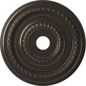Cmp22cocch Ekena Millwork Cole Thermoformed Pvc Ceiling Medallion Fits Canopies Up To 6 Inch