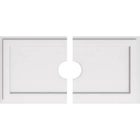 Cmp30x15re2-04000 Ekena Millwork Rectangle Architectural Grade Pvc Contempora