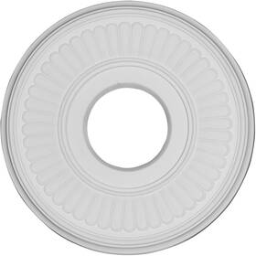 Cmr12be Ekena Millwork Berkshire Ceiling Medallion 11.5 Inch Od X 3.5 Id 1 Primed Decorative Accent