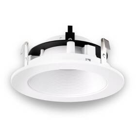 El1493w Elco Lighting 4 Inch Low Voltage Adjustable Step Baffle Trim - Mr16 Led Bulb Recessed