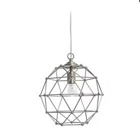 Pt1006-bsn Elegant Designs 1 Light Hexagon Industrial Rustic Pendant