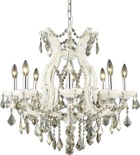 2800d26gt-gt Elegant Lighting 2800d26gt-gt/rc Golden Teak Vintage Maria Theresa Chandelier