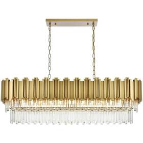 3401g47sg Elegant Lighting Willow Chandelier Satin Gold