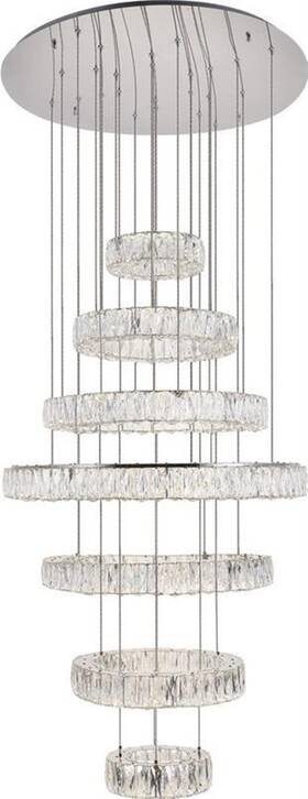3503g34c Elegant Lighting Enhance Spaces With Monroe Chrome Crystal Led Chandelier