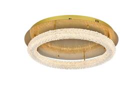 3800f26sg Elegant Lighting 3800f26 Bowen 26 Inch W Led Semi-flush Ceiling - Gold