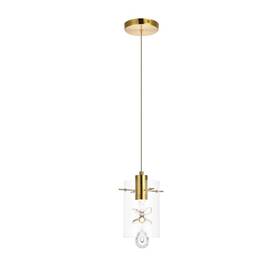5202d6g Elegant Lighting Hana 1 Light Pendant Gold -
