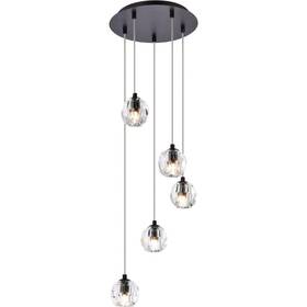 Elegant Lighting 842814175037 Luxurious Eren Adjustable Hanging 5 Lights Pendant For Living Room Kitchen