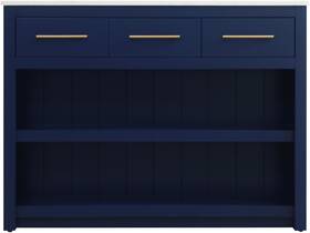 Kd0148bl Elegant Lighting Kd0148 Porter 48 Inch W Marble Top Wood Kitchen - Blue