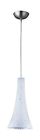 140-1sw Elk 1-light Snow Satin Nickel Pendant - White
