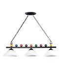 66204-3 Elk Billiards 3 Matte Lighting - Collection Black Light Pendant
