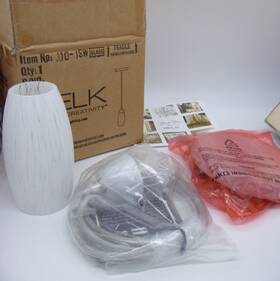 110-1sw Elk Lighting 110-1s Milan 1 Light 3 Inch Satin Nickel Mini Pendant Ceiling In Snow