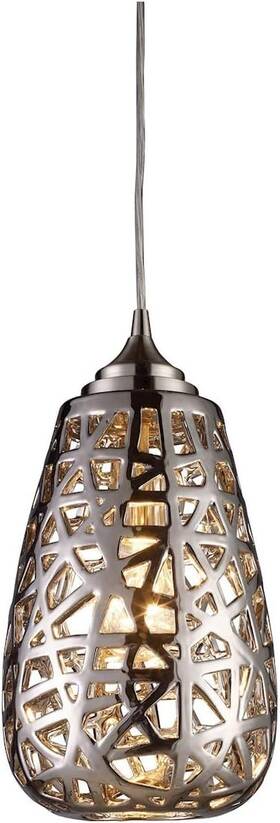 20064 Elk Lighting Watersphere 1 Light 10 Inch Polished Chrome Pendant